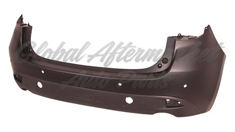 BUMPER RR PRIMED W/TEXTURED LOWER HB