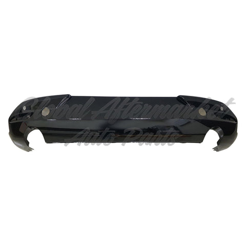 BUMPER RR LOWER BLACK W/ 2 SENSORS/ 2 TOW HOOK HOLES HB