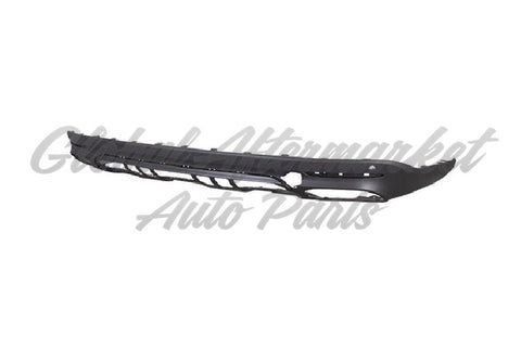 BUMPER RR LOWER MATTE DARK GRAY W/PARK ASSIST SENSOR/TRAILER HITCH W/O AMG CAPA