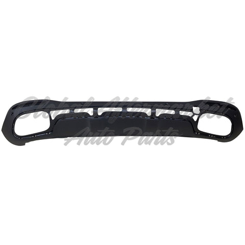 BUMPER RR LOWER TEXTURED BLACK W/ 4 PARK ASSIST SENSOR / AMG W/O TRAILER HITCH