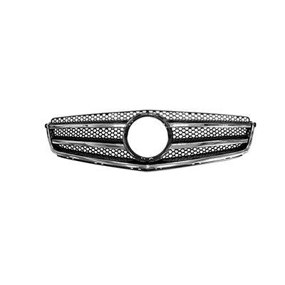 GRILLE PAINTED-SILVER GRAY W/CHROME MLDG W/AMG PKG