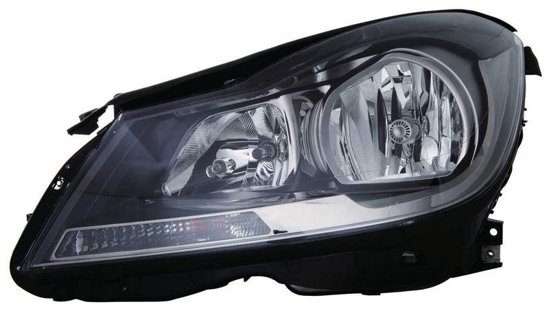 HEAD LAMP LH HALOGEN BLACK HOUSING CPE W/O CORNERING LAMP HQ