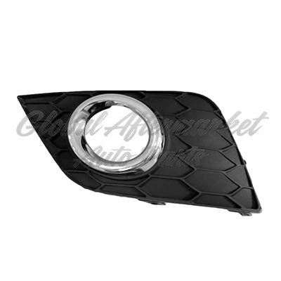 FOG LAMP BEZEL FR LH MATT BLACK/CHROME