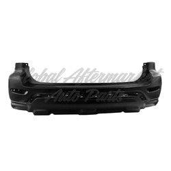 BUMPER RR PRIMED W/TEXTURED LOWER W/O SENSOR/TRAILER HITCH
