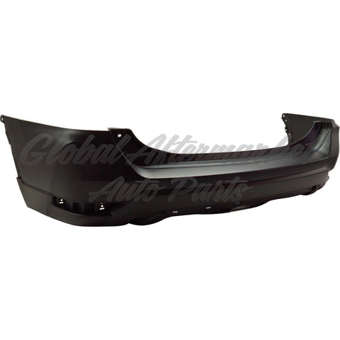 BUMPER RR PRIMED W/TEXTURED LOWER W/O SENSOR