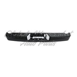 BUMPER STEP FACE BAR RR BLACK W/O SENSOR STEEL CAPA