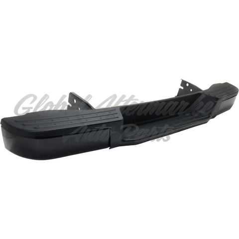 BUMPER STEP FACE BAR RR BLACK W/O SENSOR STEEL WITH PAD