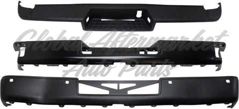 BUMPER RR ASSY PRIMED BLACK W/O PARK ASSIST SENSOR