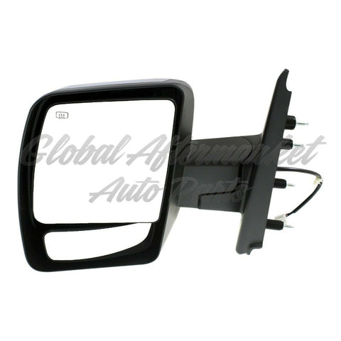 DOOR MIRROR LH POWER CHROME HTD