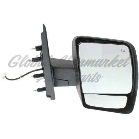 DOOR MIRROR RH POWER CHROME HTD
