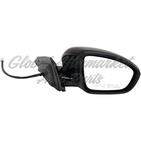 DOOR MIRROR RH POWER HTD GLOSS BLACK W/SIGNAL