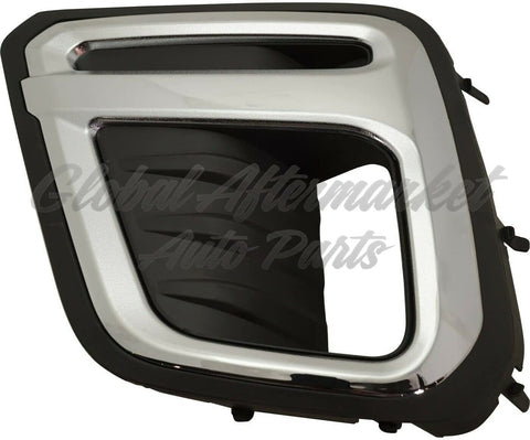 FOG LAMP BEZEL FR LH CHROME/TEXTURED BLACK USE W/LED FOGS TOURING MODEL