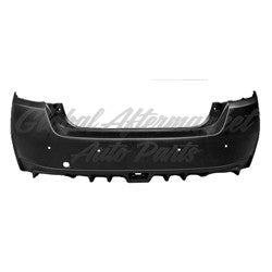 BUMPER RR PRIMED W/TEXTURED LOWER W/SENSOR