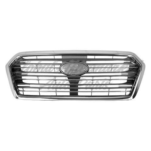 GRILLE EXCLUDE PREMIER/TOURING MODELS W/O CAMERA SILVER W/CHROME FRAME