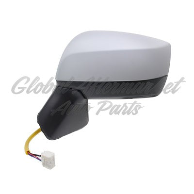 DOOR MIRROR LH POWER HEATED PTM W/O SIGNAL/PUDDLE LAMP