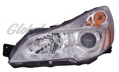 HEAD LAMP LH W/CHROME BEZEL HQ