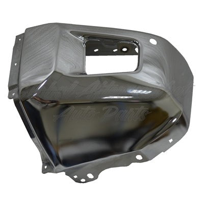 BUMPER END FR LH W/SENSOR HOLE CHROME