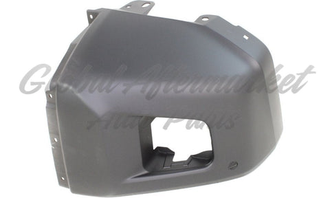 BUMPER END FR RH MATTE-DK GRAY W/SENSOR HOLE PLATINUM MODEL CAPA