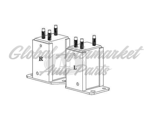 REBAR BRACKET FR RH ALUMINUM