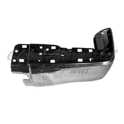 BUMPER END RR RH W/O SENSOR HOLE CHROME CAPA