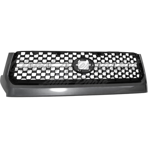 GRILLE FR GRAY FRAME W/MATTE BLACK HONEYCOMB CENTER SR MODELS