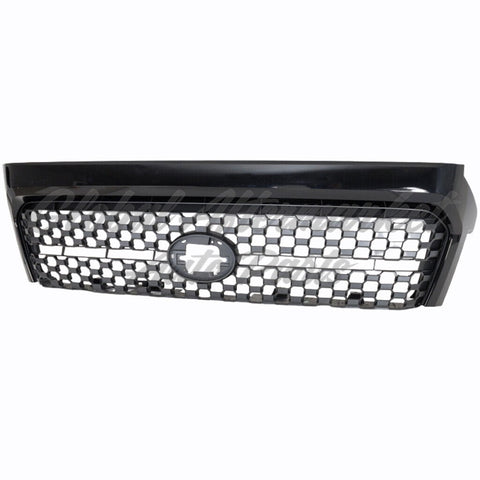 GRILLE FR PTD FRAME W/GRAY HONEYCOMB CENTER / ROUND EMBLEM