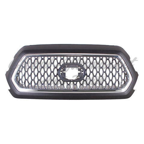 GRILLE FR PTM FRAME W/ WATE PATTERN CENTER/CHROME OUTER MOLDING FOR TRD SPRT/OFFROAD