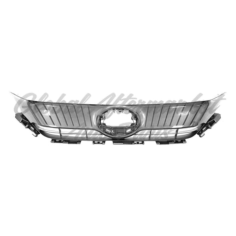 GRILLE FR UPPER TEXTURED BLACK W/ PTD DARK GRAY PANEL EXCLUDE NIGHTSHADE
