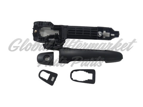 DOOR HANDLE FR RH OUTER BLACK W/FRAME/COVER