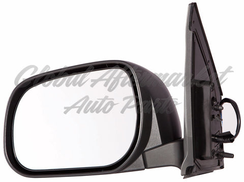DOOR MIRROR LH POWER TEXTURED W/O HEAT W/O SIGNAL USA BUILT
