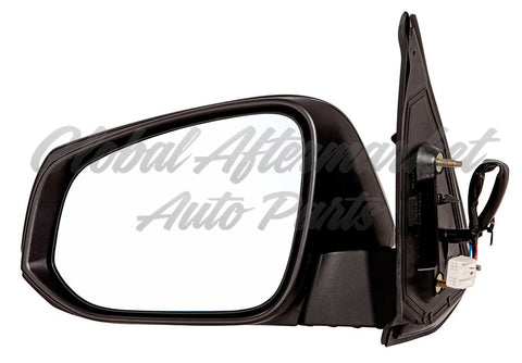 DOOR MIRROR LH POWER HTD TEXTURED W/O SIGNAL/BLIND SPOT MANUAL FOLD