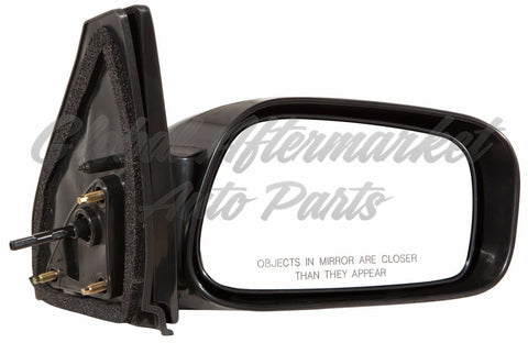 DOOR MIRROR RH MANUAL NON-FOLDAWAY GLOSS BLACK PTM
