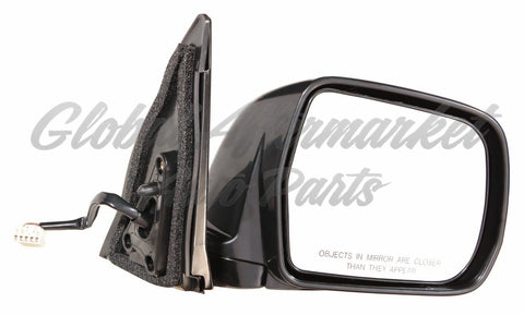 DOOR MIRROR RH POWER HTD BLACK
