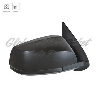 DOOR MIRROR RH POWER HTD PTM W/ BLIND SPOT W/O SIGNAL W/O BLIND SPOT