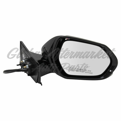 DOOR MIRROR RH POWER HTD PTM W/SIGNAL W/O BLIND SPOT MANUAL FOLD