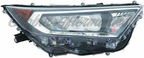 HEAD LAMP RH W/O HYBRID CHROME NORTH-AMERICAN BUILT ADVENTURE/ LTD/ TRAIL/TRD/XLE/XLE PREMIUM CAPA