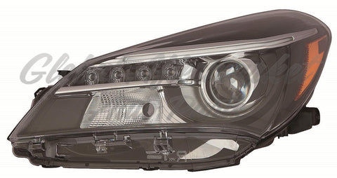 HEAD LAMP LH HALOGEN W/LED DRL SE MODEL HQ