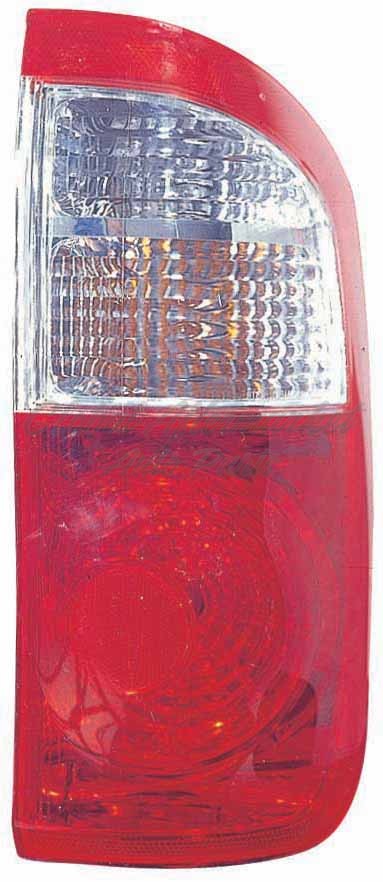 TAIL LAMP RH DOUBLE CAB WHITE/RED HQ