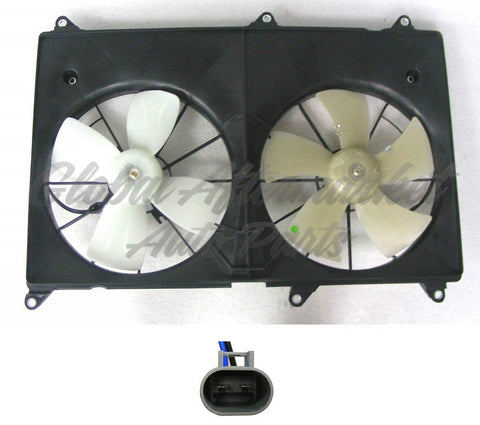 COOLING FAN ASSY DUAL FAN ASSY FOR V6 W/O TOW PKG/ FOR 4CYL W/TOW PKG