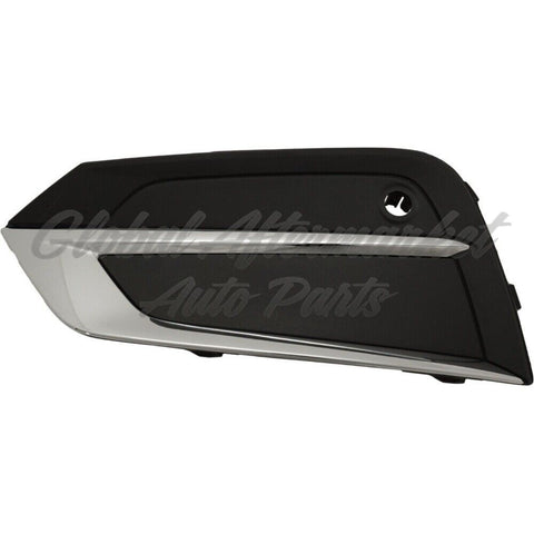 FOG LAMP COVER LH TEXTURED BLACK W/CHROME MOLDING