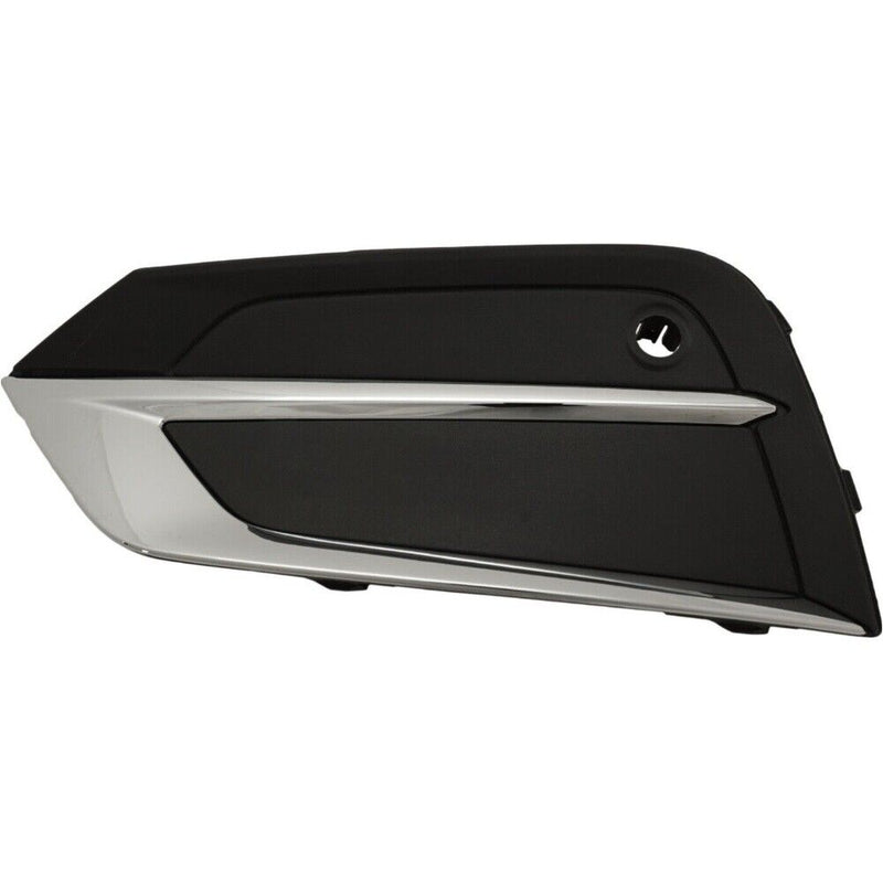 FOG LAMP COVER LH TEXTURED BLACK W/CHROME MOLDING