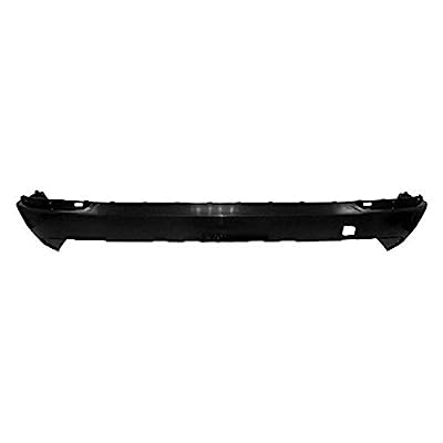 BUMPER RR LOWER PRIMED W/PARK ASSIST SENSOR W/O REFLECTOR TRIM MOLDING CAPA
