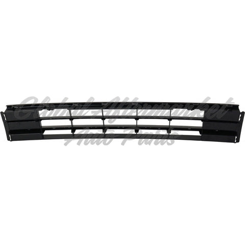 GRILLE LOWER CENTER TEXTURED BLACK W/CHROME BAR W/O SENSOR/GT/R-LINE
