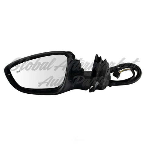 DOOR MIRROR LH POWER PTM HTD W/BLIND SPOT