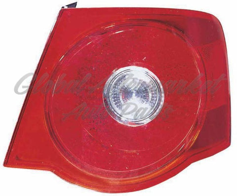 TAIL LAMP LH (RED LENS) CAPA