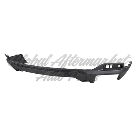 BUMPER RR LOWER TEXTURED W/ RECTANGULAR EXHAUST CUTOUTS W/O A-SPEC CAPA