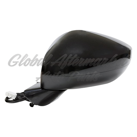 DOOR MIRROR LH PTM BASE / COVER HTD POWER W/ BLIND SPOT W/O SIGNAL