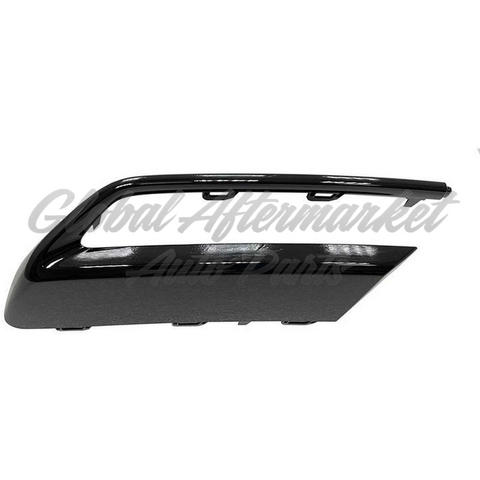 BUMPER MOLDING RR LH GLOSS BLACK EXCLUDE S-LINE