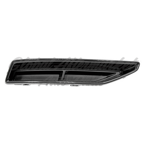 BUMPER MOLDING RR LH LOWER TEXTURED DARK CHROME EXCLUDE S-LINE