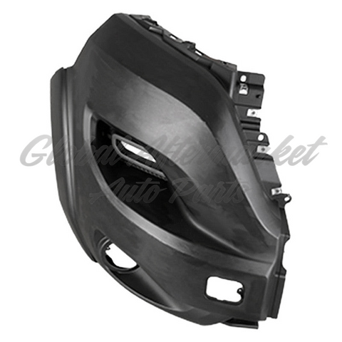 BUMPER FR RH TEXTURED BLACK W/ FOG LAMPS W/O SENSOR